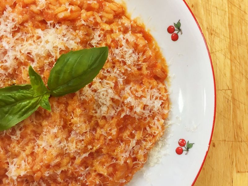 Rice with Tomato Sauce - Riso al Pomodoro