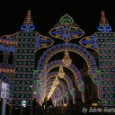 The charming light decorations at the Festa della Madonna Addolorata in Mola di Bari! Isn't this beautiful? I really wish I was there!!!!! :):)