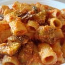 Do you have an eggplant running around the house? Make some Rigatoni alla Norma... they are the best! Get the Recipe:  http://www.cookingwithnonna.com/italian-cuisine/pasta-alla-norma-pasta-with-eggplants.html