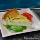 Quick idea for lunch: A Spinach Artichoke Quiche!! Ge the Recipe:  http://www.cookingwithnonna.com/italian-cuisine/spinach-artichoke-quiche.html