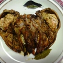 WARNING: Close your eyes if your stomach is weak! I warned you!!!<br />Is anyone going to make Capuzzelle for Easter??? Here is the Capuzzelle alla Barese recipe... enjoy!!:  http://www.cookingwithnonna.com/italian-cuisine/lambs-head-alla-barese-capuzzelle.html