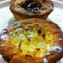 Almond Coconut Custard Tarts.