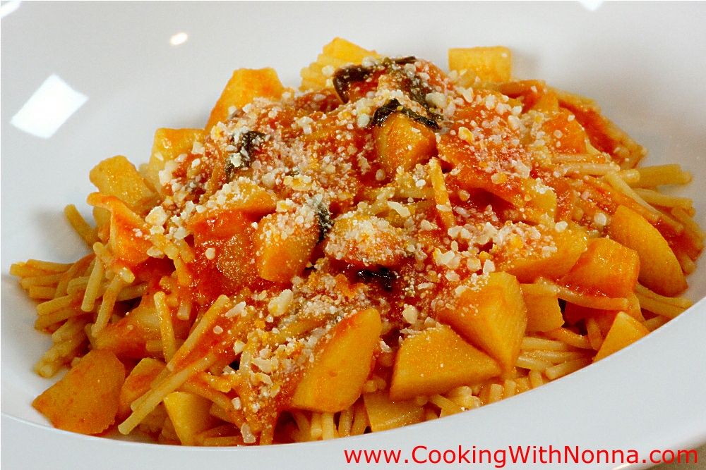 Cut Spaghetti and Potatoes