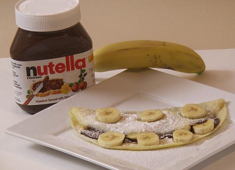 Crepes recipe nutella banana