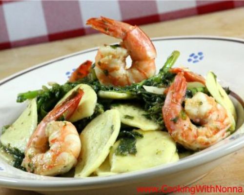 Strascinati, Shrimp and Broccoli Rabe