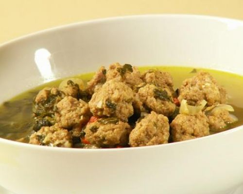 Polpettine in Brodo - Tiny Meatballs in Soup