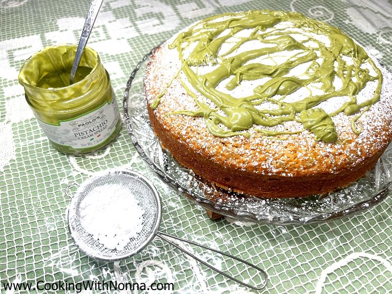 Pistachio Olive Oil Cake