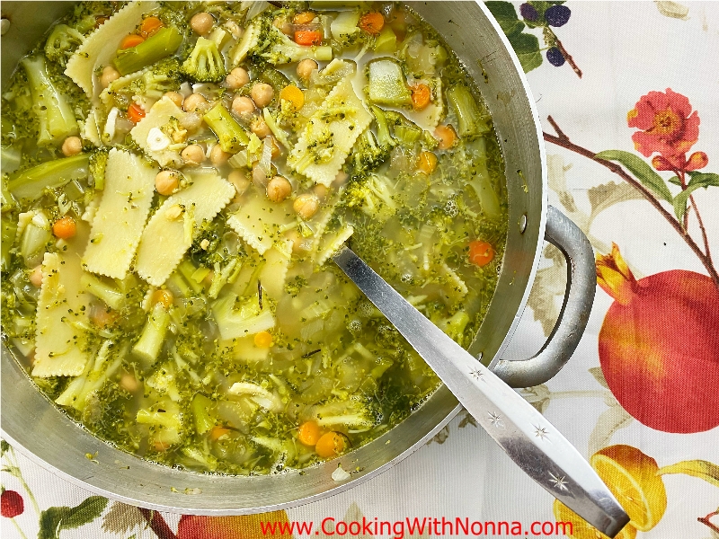 Broccoli and Chickpea Soup Broccoli and Chickpea Soup