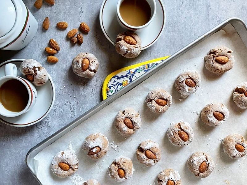 Chocolate Amaretti Cookies