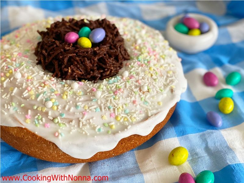 Easter Birds Nest Cake