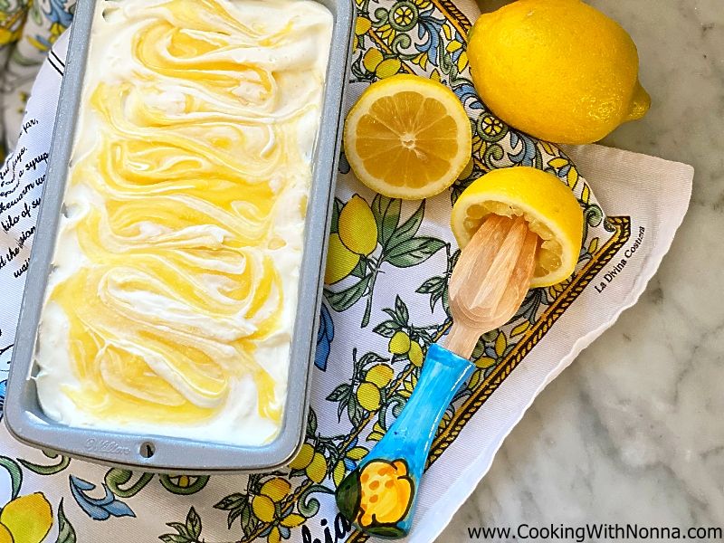 No Churn Lemon Gelato