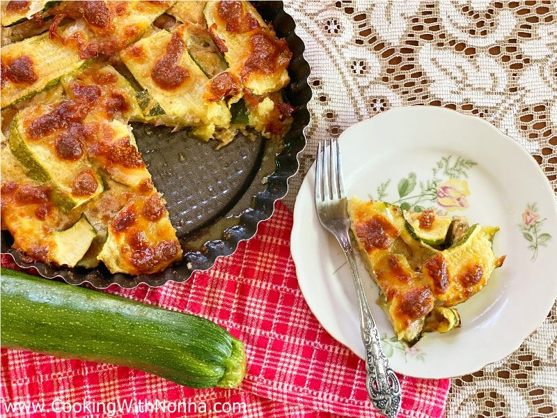 Nonna Maria’s Zucchini & Ham Bake