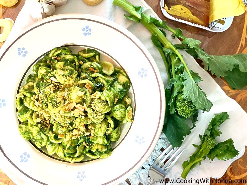 Orecchiette with Broccoli Rabe Sauce & Crumbled Taralli