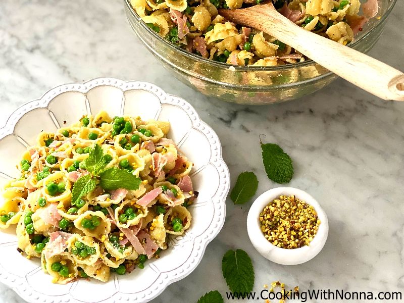 Pasta Salad with  Peas & Ham