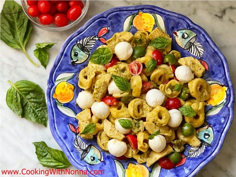 Tortellini Pesto Pasta Salad