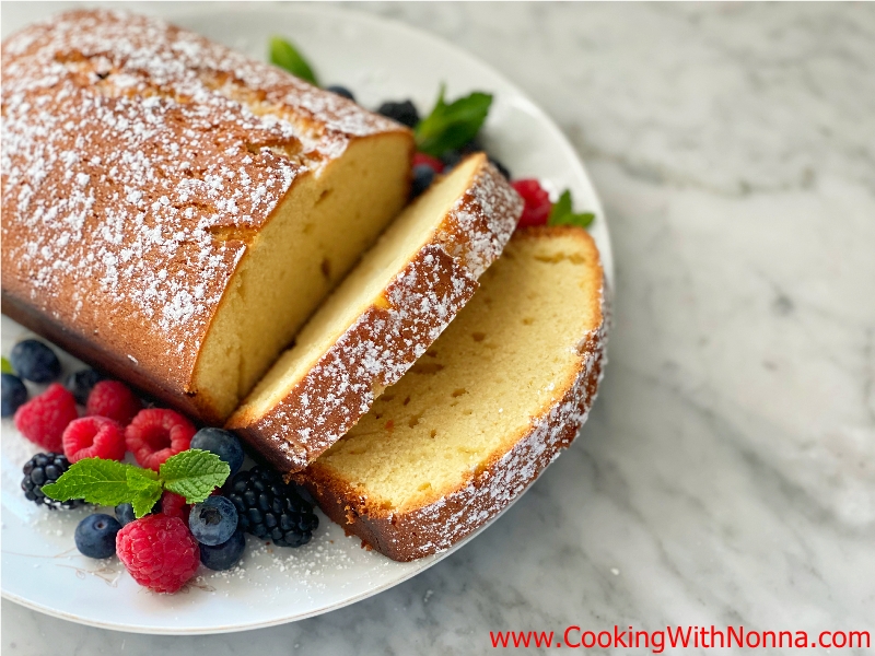 Nonna Dena’s Sour Cream Pound Cake Nonna Dena’s Sour Cream Pound Cake