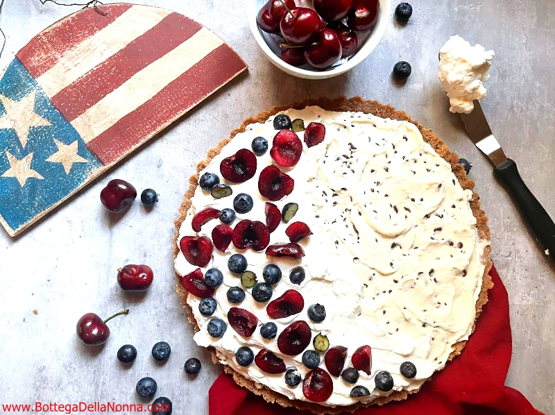No Bake Ricotta Chocolate Chip Tart No Bake Ricotta Chocolate Chip Tart