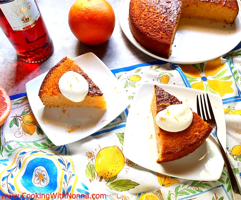 Olive Oil Citrus Campari Cake Olive Oil Citrus Campari Cake