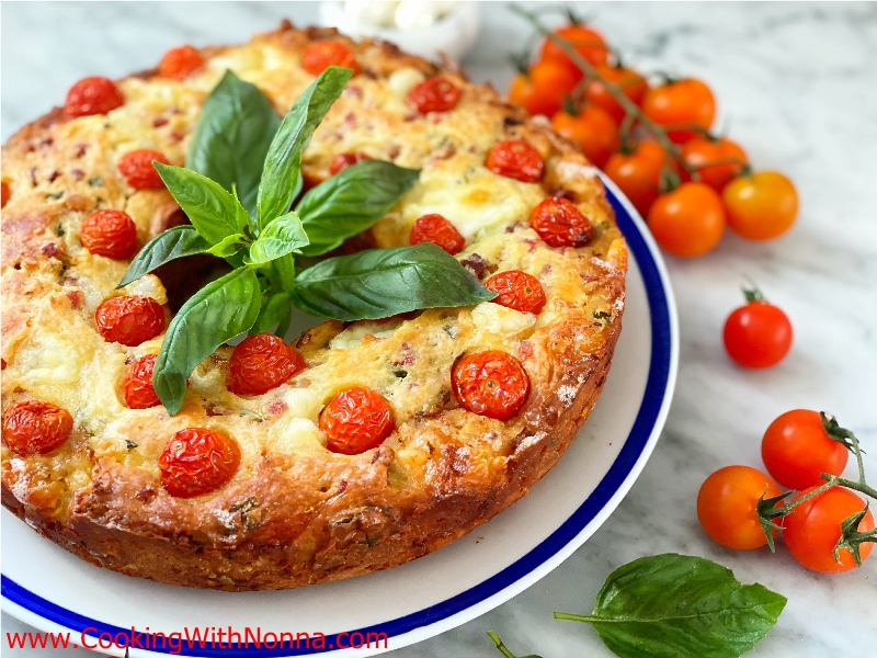 Prosciutto & Mozzarella Savory Ciambella Cake Prosciutto & Mozzarella Savory Ciambella Cake