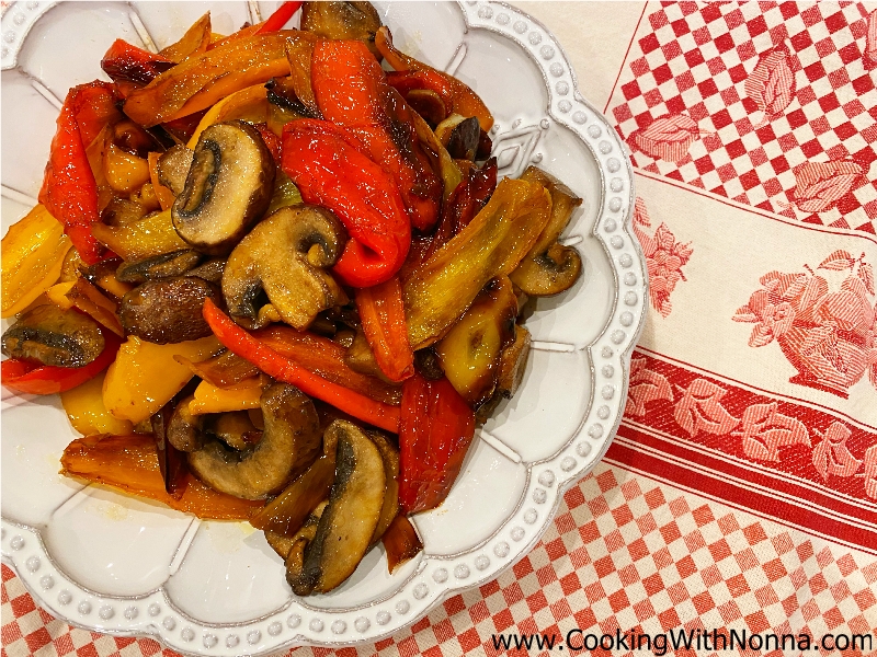 Sautéed Peppers & Mushrooms Sautéed Peppers & Mushrooms