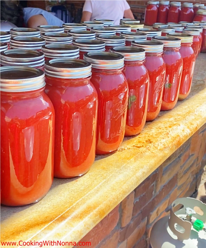 Tomato Jarring Italian Style Tomato Jarring Italian Style