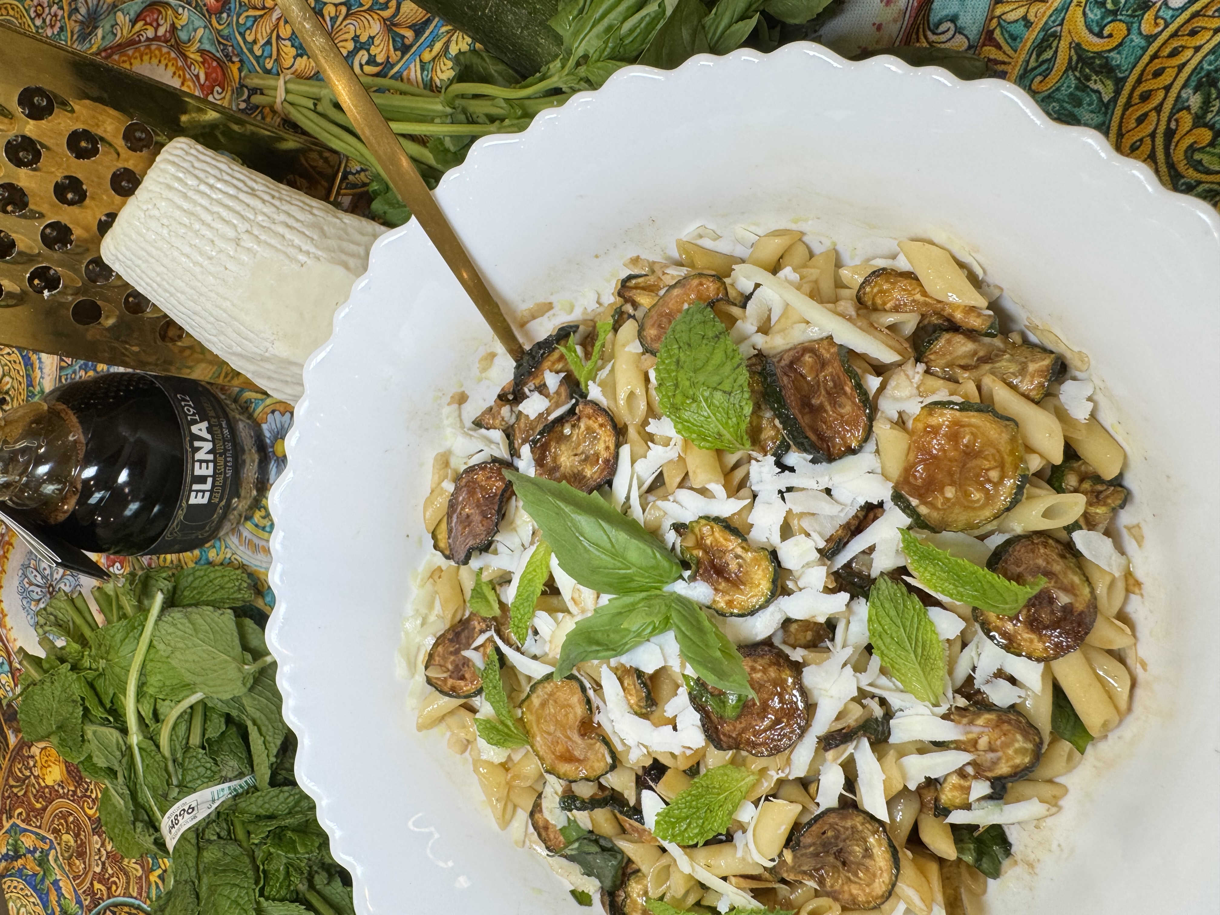 Pasta Salad with Balsamic Zucchini and Ricotta Salata Pasta Salad with Balsamic Zucchini and Ricotta Salata