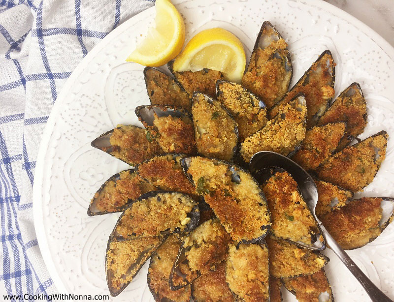 Baked Mussels