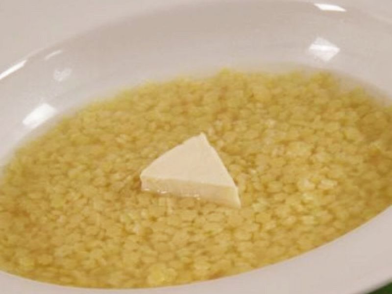 Stelline Pastina With Creamy Cheese