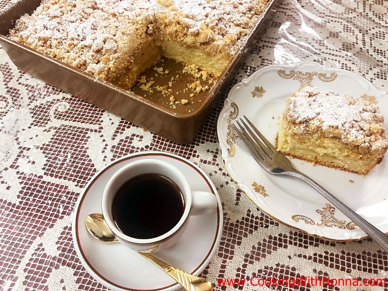 Amaretto Crumb Cake