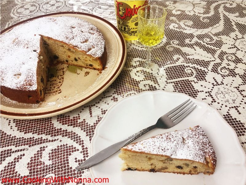 Apple Walnut Cake with Strega