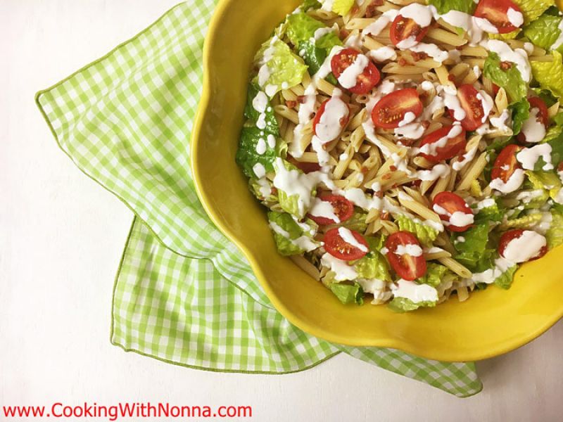 Italian BLT Pasta Salad