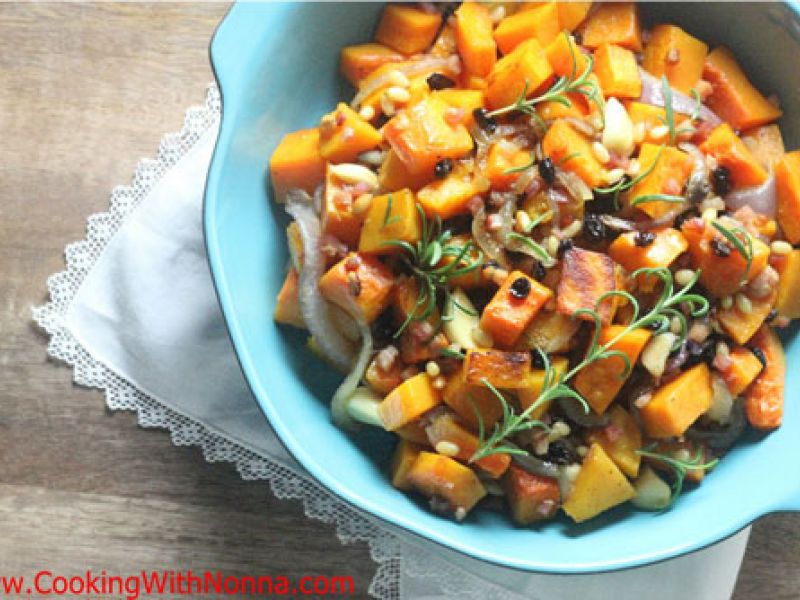 Roasted Butternut Squash with Pancetta