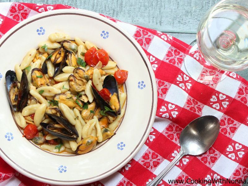 Homemade Cavatelli with Mussels
