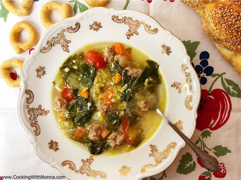 Escarole and  Sausage Soup