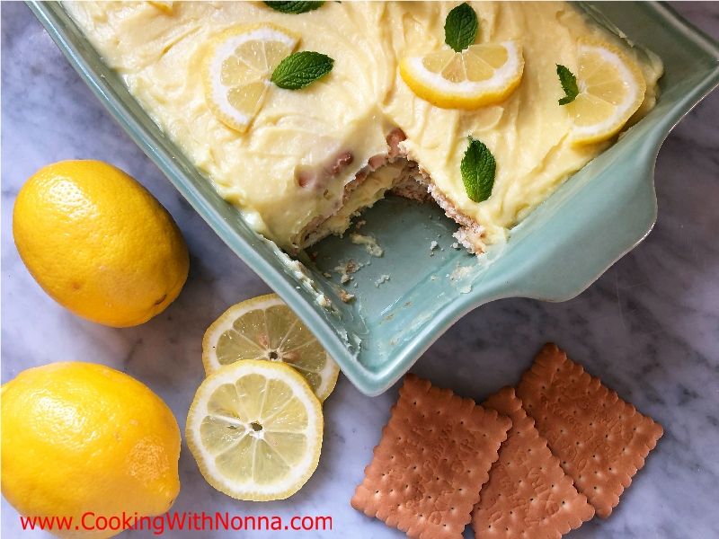 Limoncello Ice Box Cake