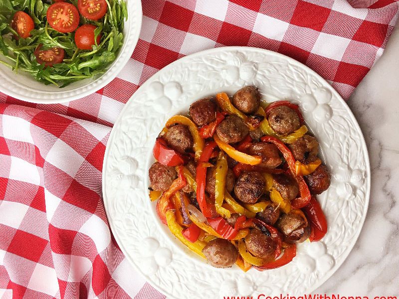 Roasted Sausage & Peppers 