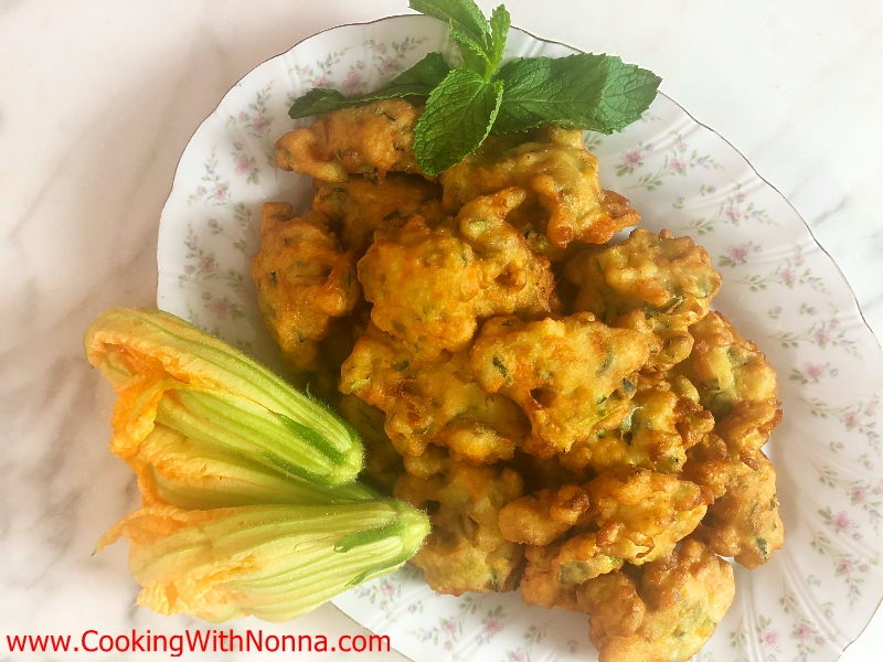 Zucchini Flower Fritters Zucchini Flower Fritters