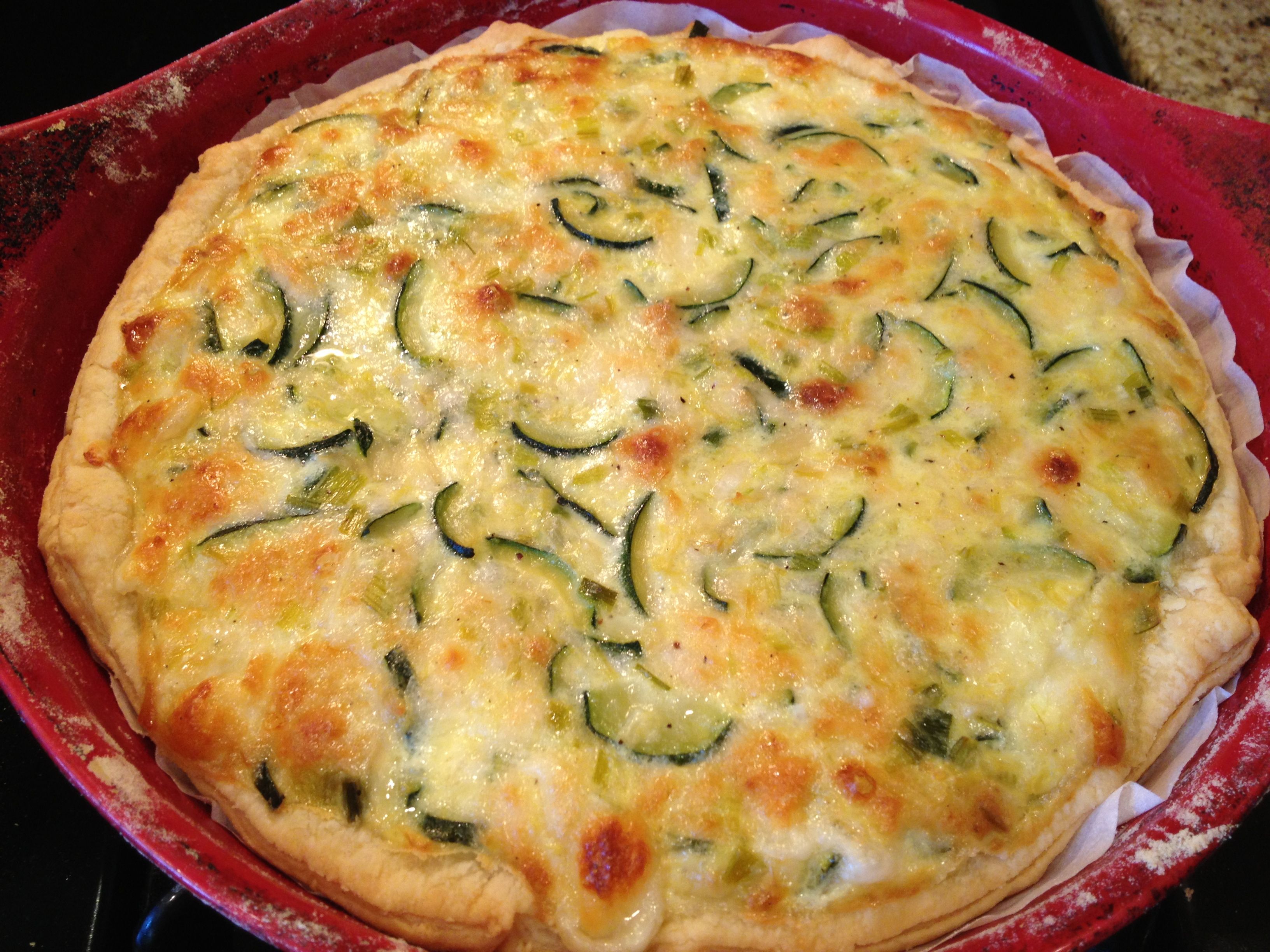 Cheese And Zucchini Pie