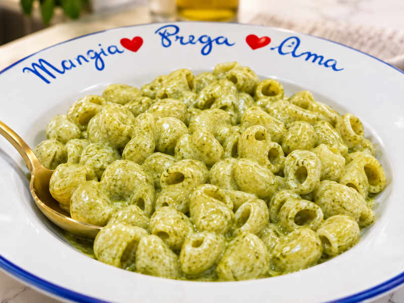 10 Minute Creamy Pesto Pasta