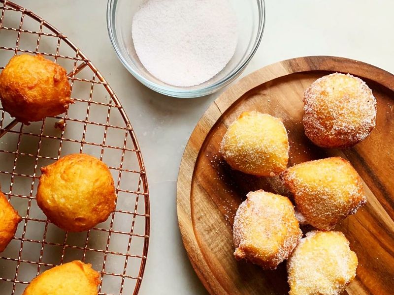 Orange Ricotta Zeppole