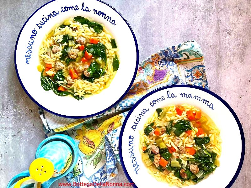 Sausage & Spinach Wedding Soup