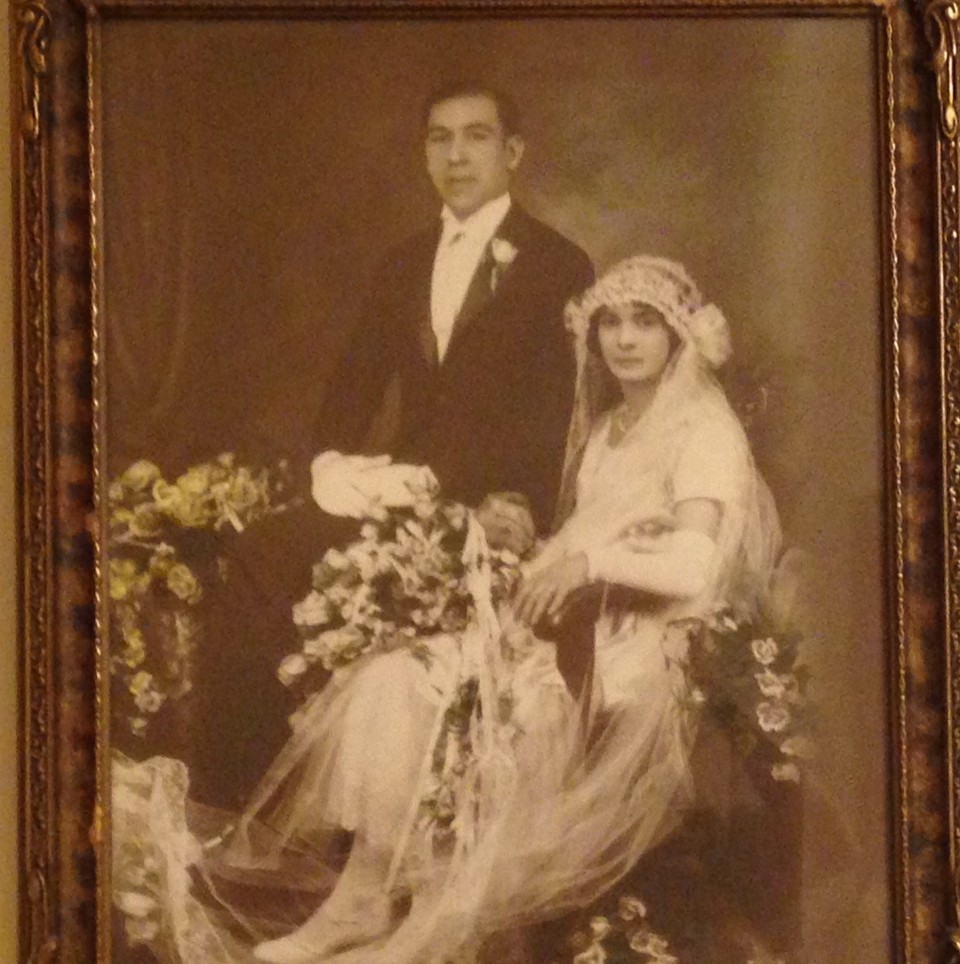 My Nonna Lucy (Nunziata) and my Nonno Tom on their Wedding Day, February 14, 1926, yes, Valentine's Day!