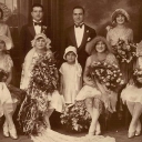 This photo is of my Nonna Julia and my grandfather Louis Fiore married in December 1928, in Brooklyn, NY.  Nonna Julia's family is from Catanzaro,Calabria and grandpa Louis's family is from Caserta, Campania. (my mom's parents)