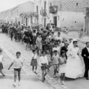 Wedding procession in Sicily