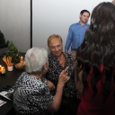 Nonna Romana chatting with Lidia Bastianich