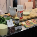 Cooking in the Casillo Booth at the Fancy Food Show!
