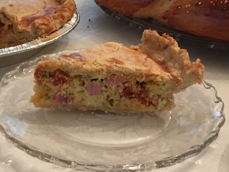 We made Pizza Rustica today.