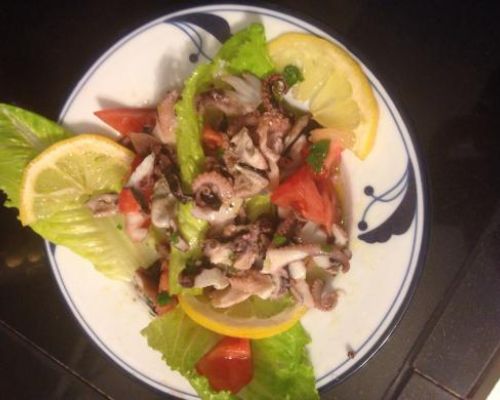 Baby Octopus Salad