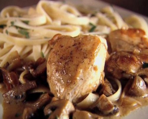 Chicken with Mustard Mascarpone Marsala