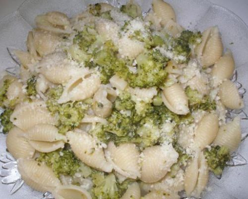 Broccoli and  Shells Pasta